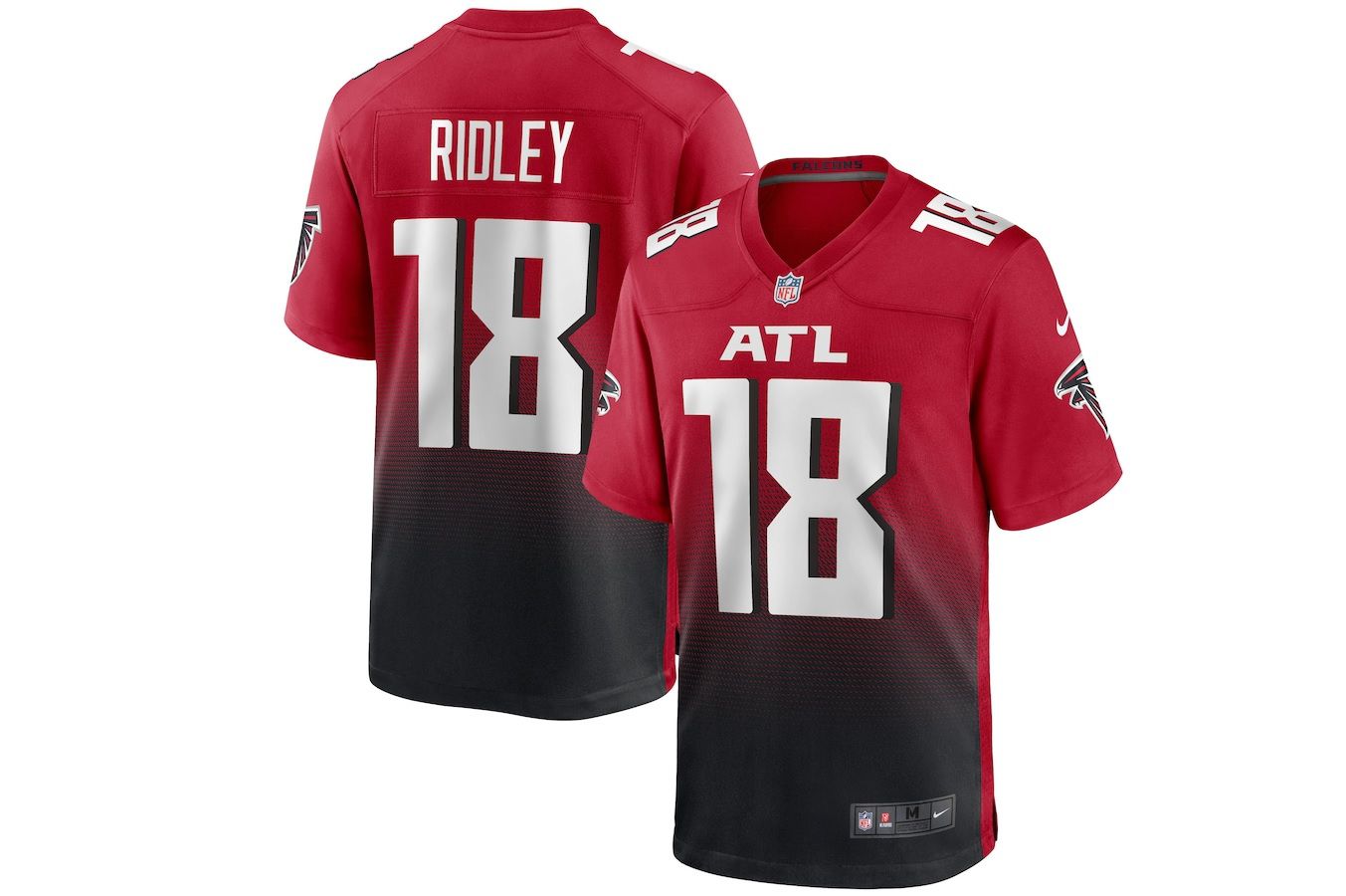Men Atlanta Falcons #18 Calvin Ridley Nike Red 2nd Alternate Game NFL Jersey->atlanta falcons->NFL Jersey